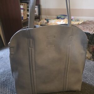 Antik Kraft Light Gray Tote Bag